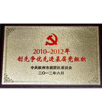 创先争优先进基层党组织